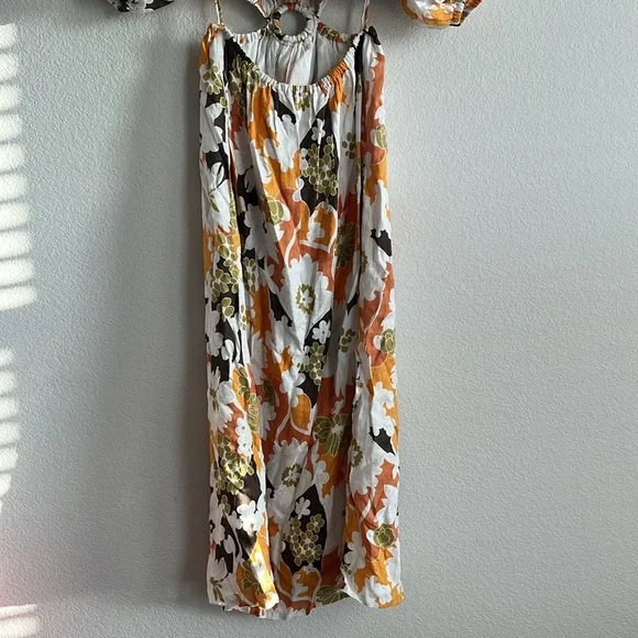 Faithfull the Brand Trinita Maxi Dress in Elvinna Floral Print, NWT, Size M